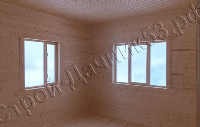 4 Каркасный дом Д-3, 9x8.5м, 67.5 М², Московская область, Истринский район, деревня Бужарово (4)